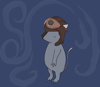 Mus, Pilot, Tegneserie, Rotte, Critter