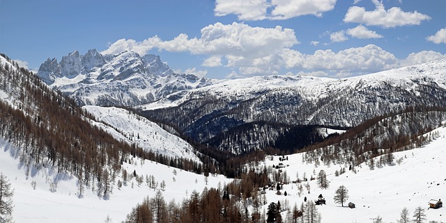 Winter, Schnee, Berge, Panorama