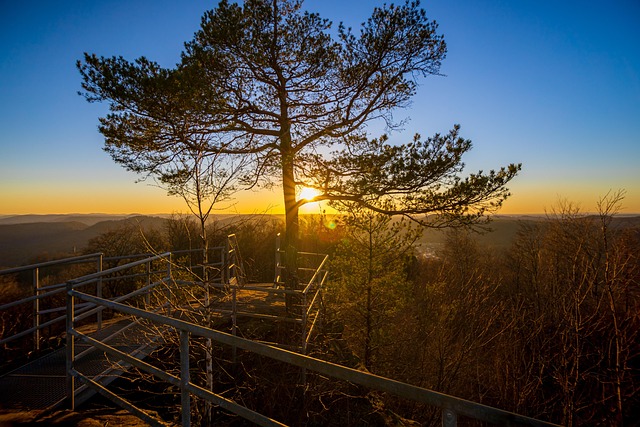 Free Observation Deck Sunset photo and picture