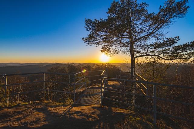Free Observation Deck Sunset photo and picture