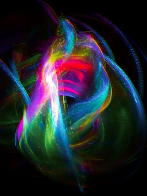 Free abstract light smoke illustration