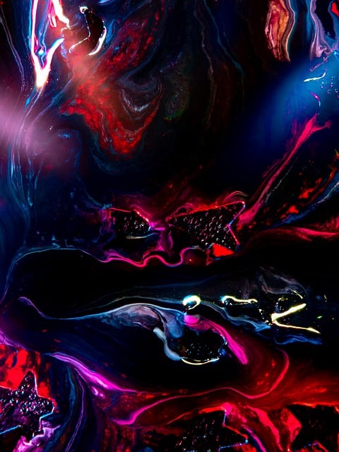 Free abstract space light illustration