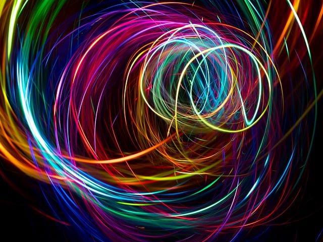 Free abstract light swirl illustration