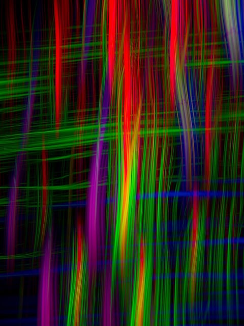 Free abstract light lines illustration