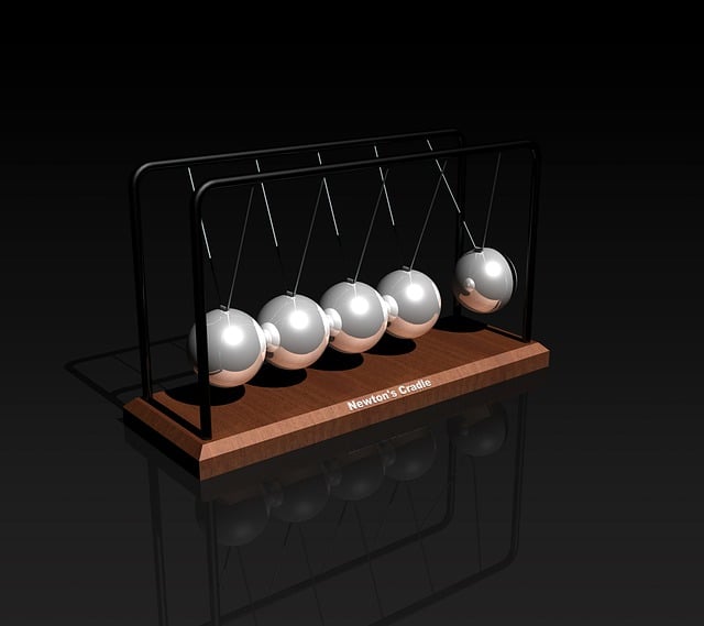 Free newton's cradle toy balls illustration