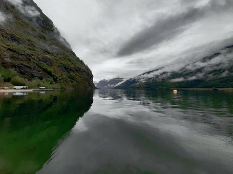 Mentira, Noruega, Báltico, Fiordo, Agua