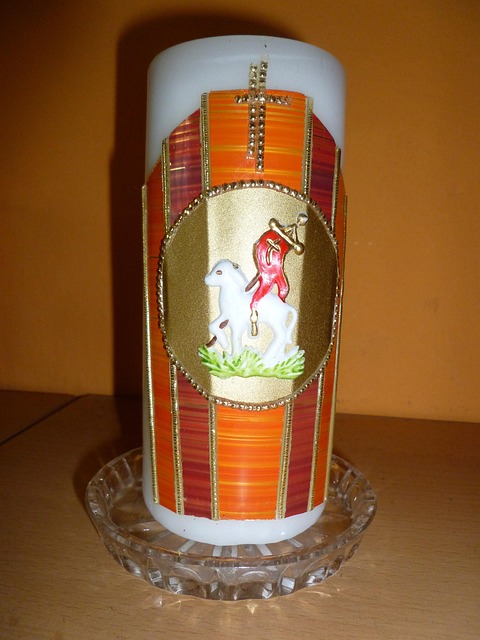 Free Easter Candle Easter photo and picture