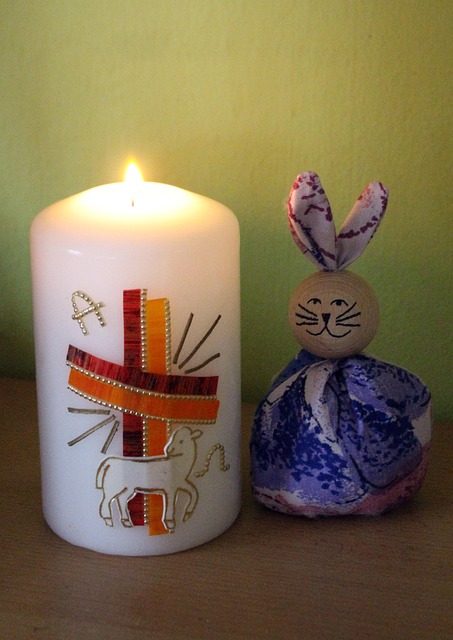 Free Easter Candle Easter photo and picture