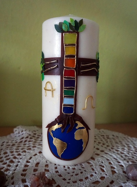 Free Easter Candle Easter photo and picture