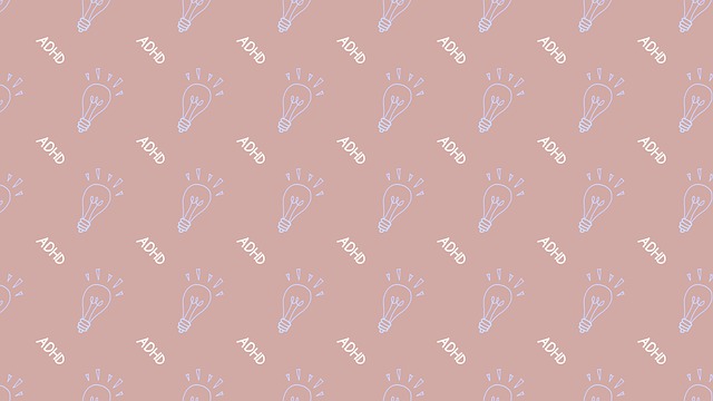 Free light bulb adhd pattern illustration