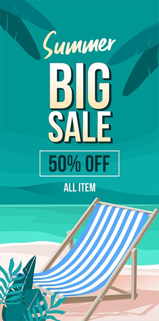 Plakat, Sommer, Salg, Design, Tropisk