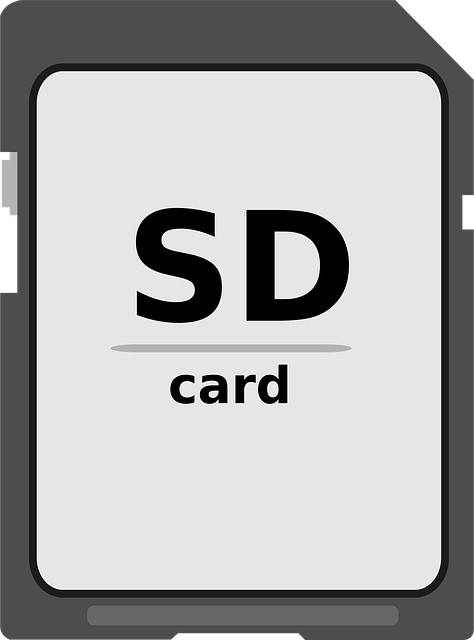 Free sd map memory card illustration