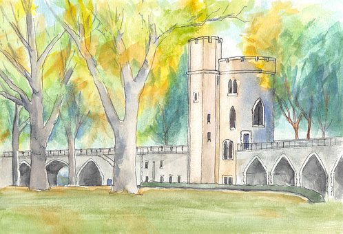 Free Castle Fall illustration and picture
