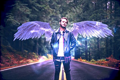 Free Man Angel illustration and picture