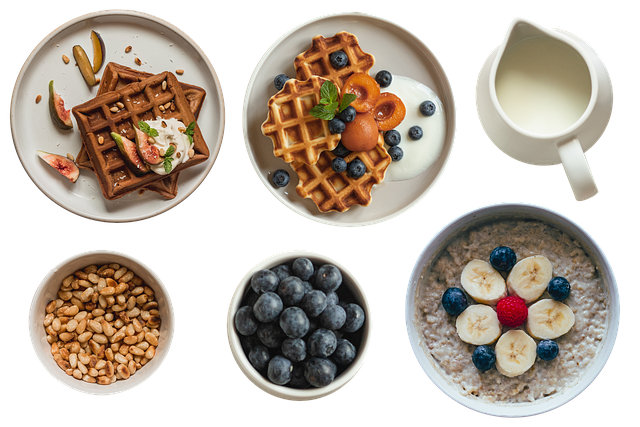 Free breakfast food meal illustration