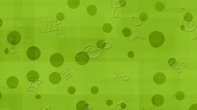 Free background music notes pattern illustration