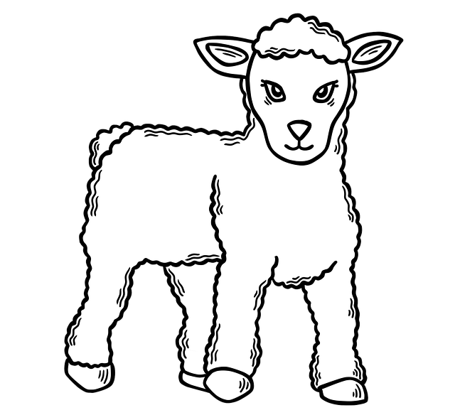 Free lamb christianity symbol illustration