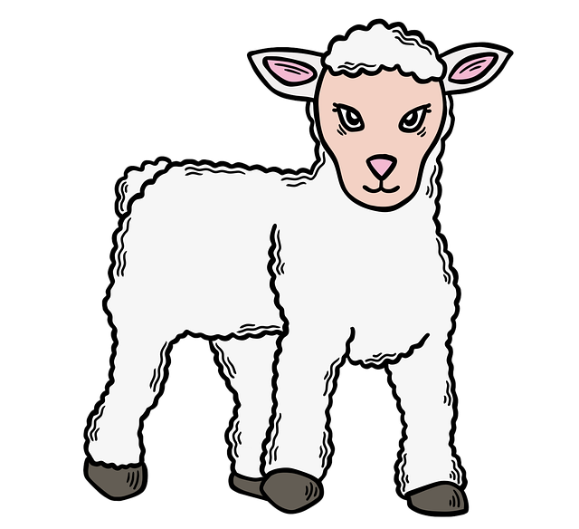 Free lamb christianity symbol illustration