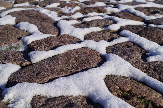 Schnee, Winter, Steine, Eis, Kalt