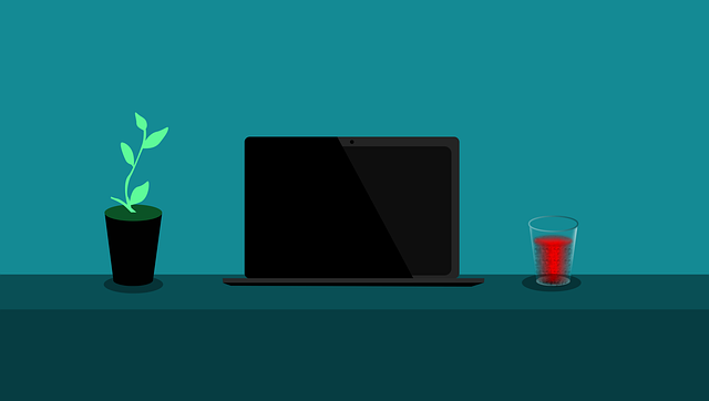 Computador Portátil, Escritório, Vinho