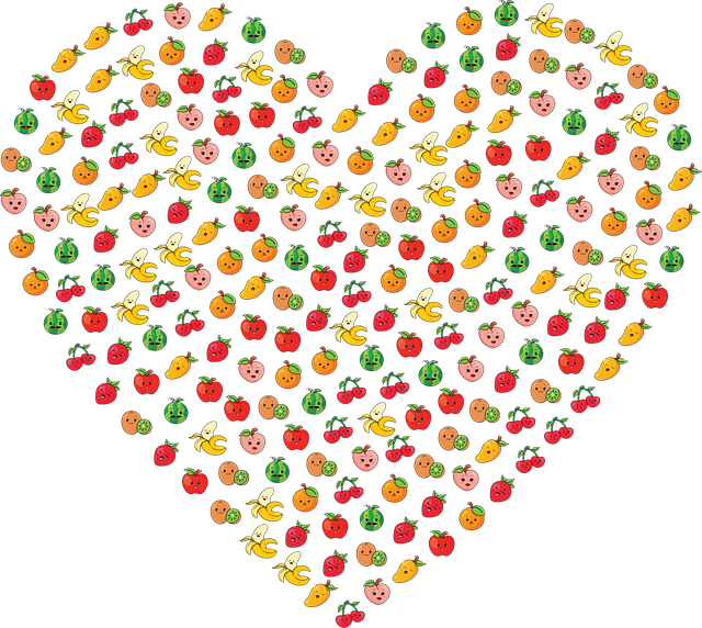 Free Heart Fruit vector and picture