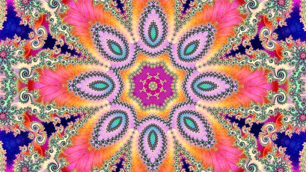 Fraktal, Abstrakt, Mandala, Geometrie