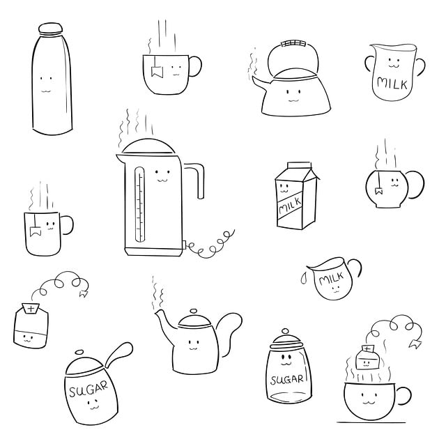 Download free HD stock image of Drinks Appliance Free drinks appliance doodle illustration