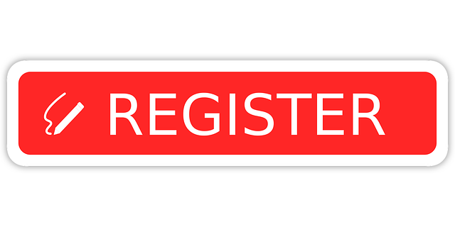 Free register subscribe sign up vector