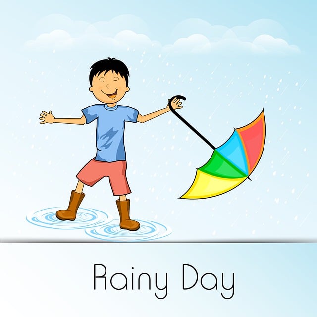 Download free HD stock image of Umbrella Rain Free umbrella rain weather illustration
