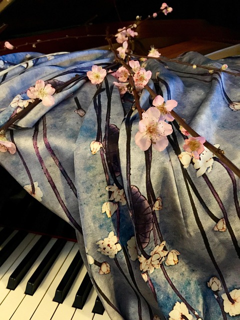 Free Silk Cloth Cherry Blossom photo and picture
