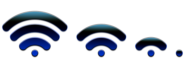 Free wifi signal icons illustration