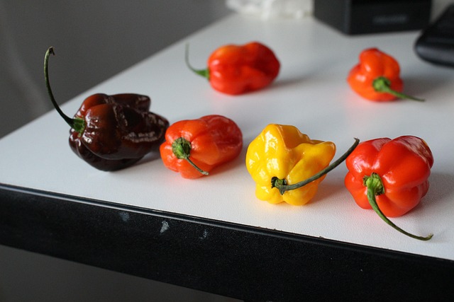 Free Peppers Vegetables photo and picture