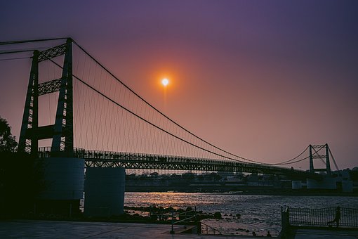 Free Bridge Sun photo and picture