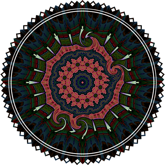 Free Symmetry Mandala illustration and picture