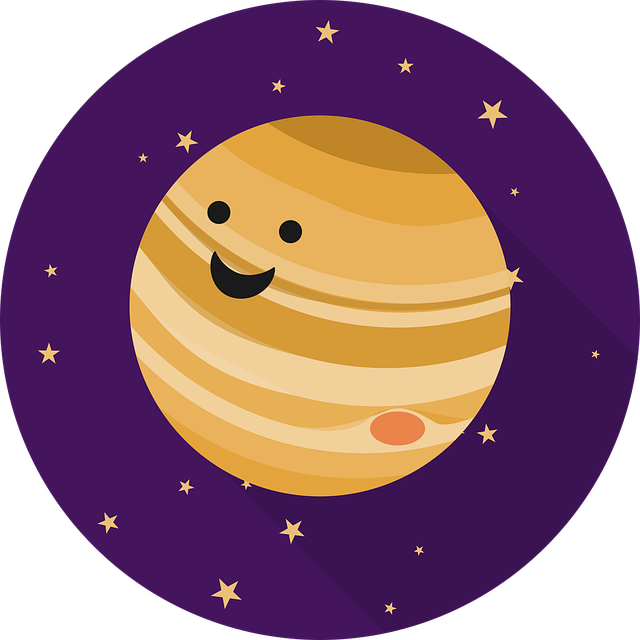 Free jupiter planet space vector