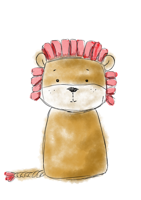 Free Lion Nature illustration and picture