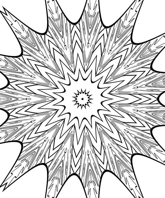 Mandala, Design, Abstrakt, Indviklet