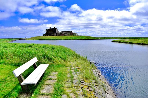 Free Bench Meadow photo and picture