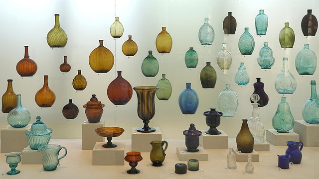 Vaser, Glas, Flasker, Blumenvase