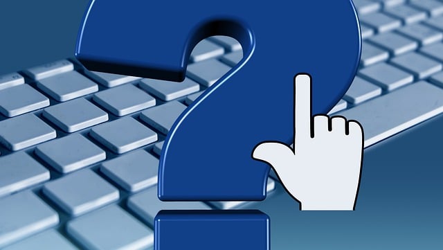 Free keyboard question mark cursor illustration