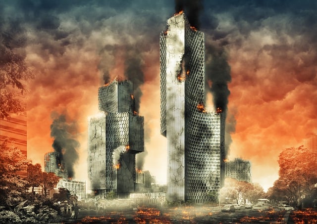 Free war doomsday apocalypse illustration