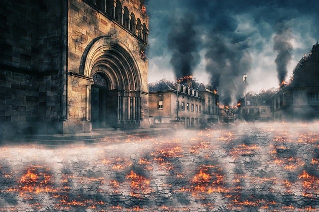 Free war war zone pain illustration