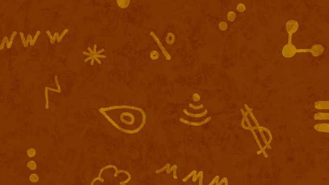 Free internet doodle background illustration