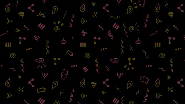 Free internet doodle background illustration