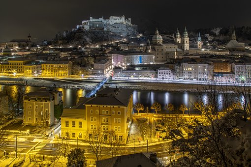 Salzburg, Østrig, Nat, Hohensalzburg
