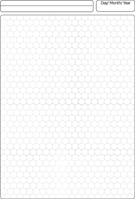 Free Notebook Hexagon vector and picture