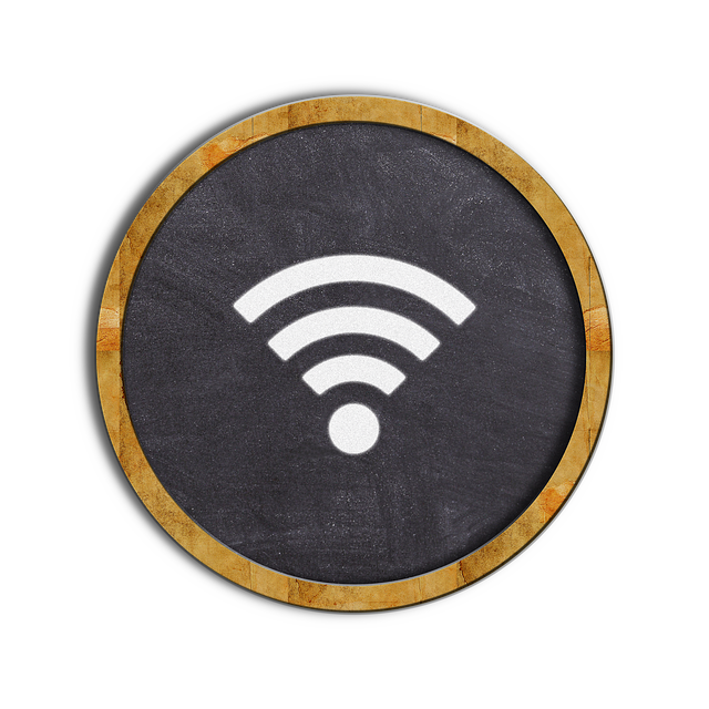 Free chalkboard wifi internet illustration