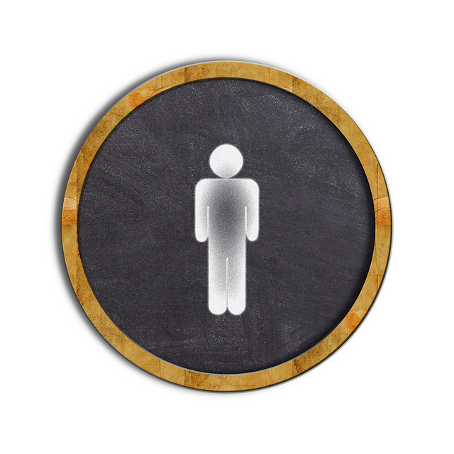 Free chalkboard avatar man illustration
