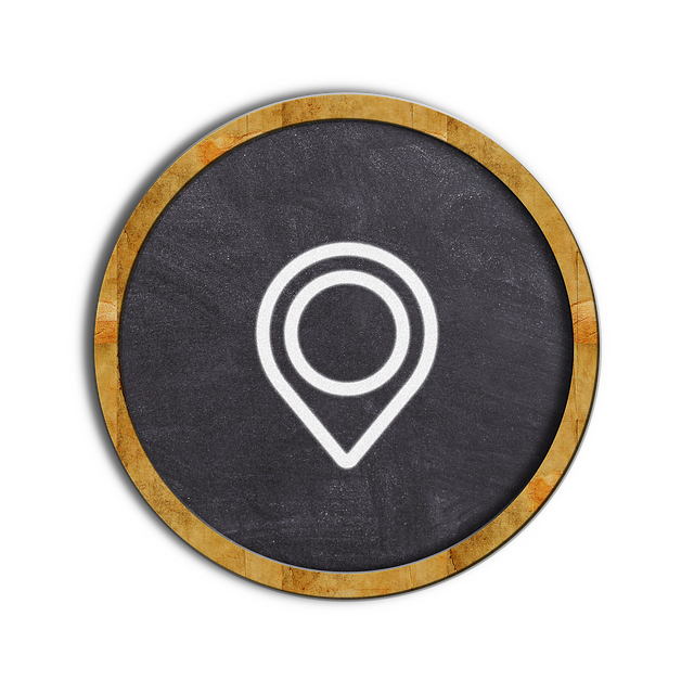 Free chalkboard location map illustration