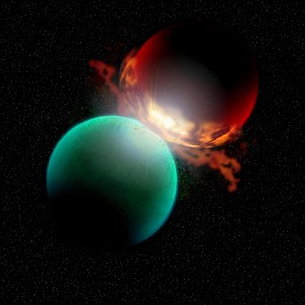 Free Planets Catastrophe illustration and picture